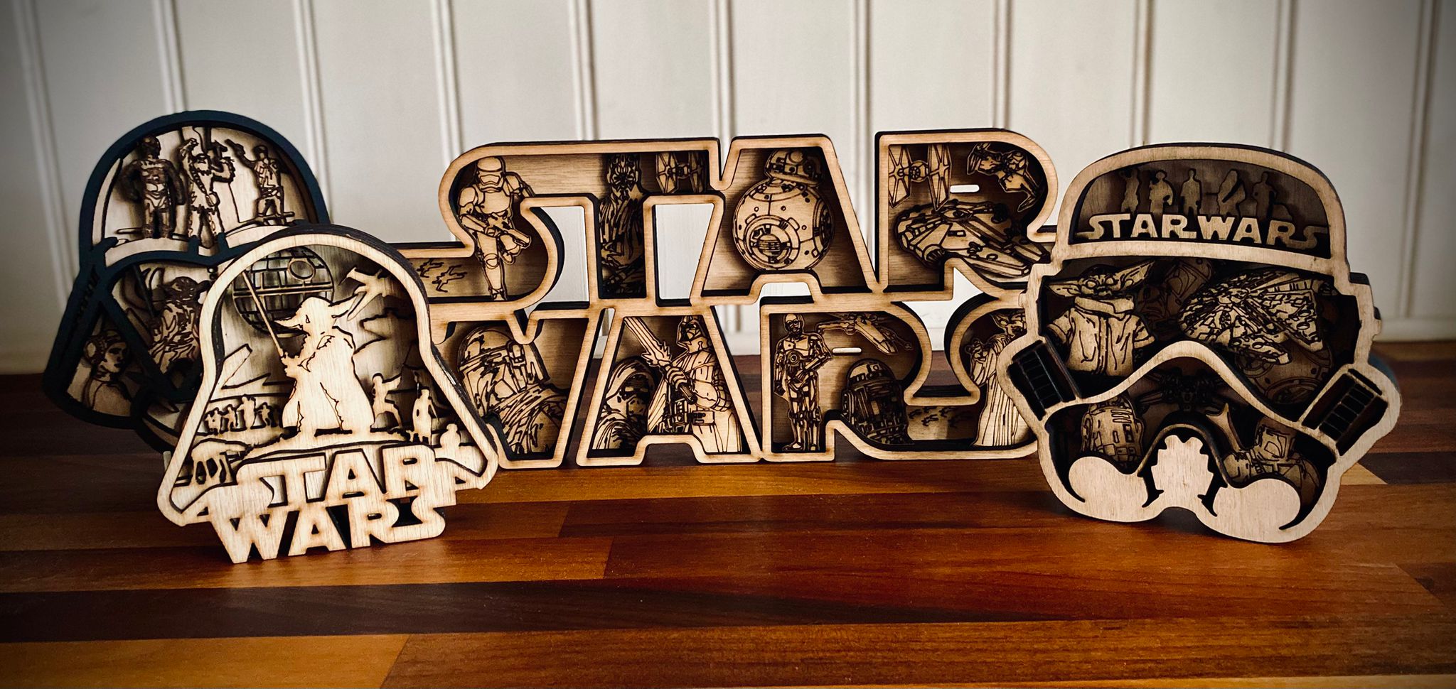 Layered Wooden Ornaments - Festive personalised décor for holiday homes and gifting thumbnail 14