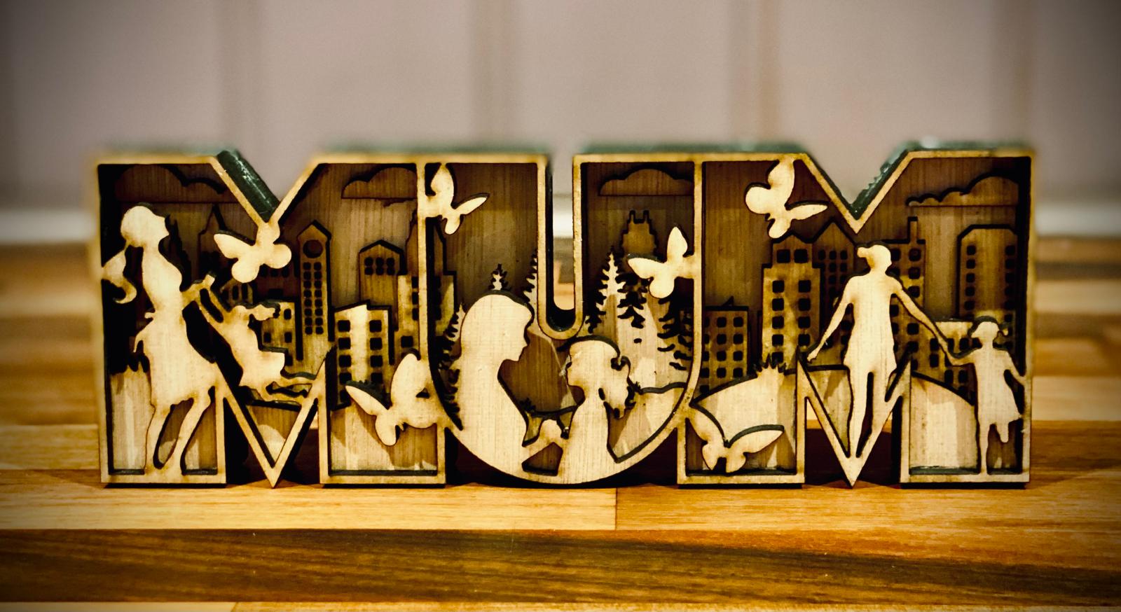 Layered Wooden Ornaments - Festive personalised décor for holiday homes and gifting thumbnail 3