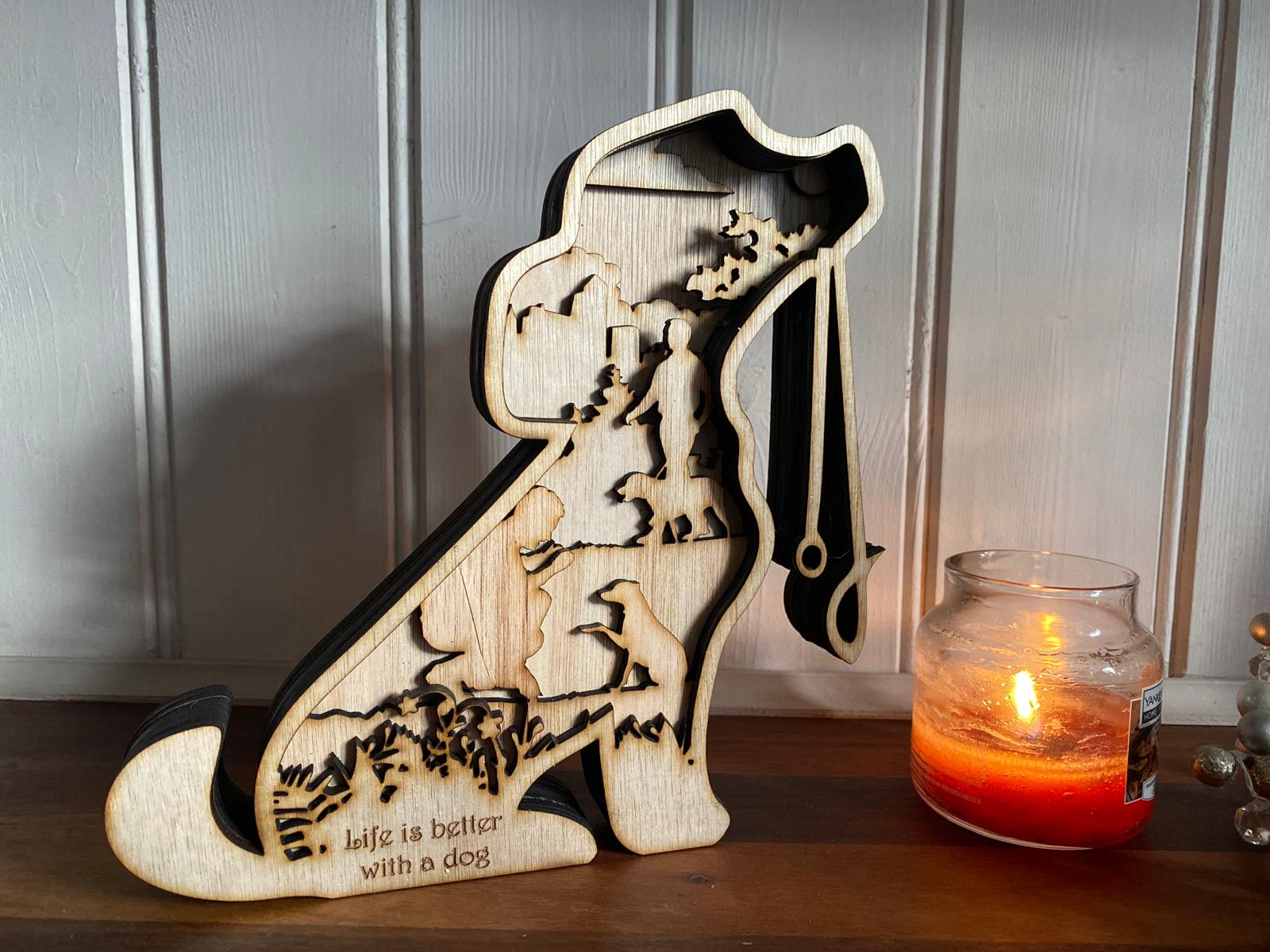 Layered Wooden Ornaments - Festive personalised décor for holiday homes and gifting thumbnail 8